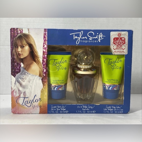 TAYLOR by TAYLOR SWIFT 3-pc. EAU DE PARFUM SET Perfume w/ Bath Gel Lotion NEW! - Picture 1 of 7